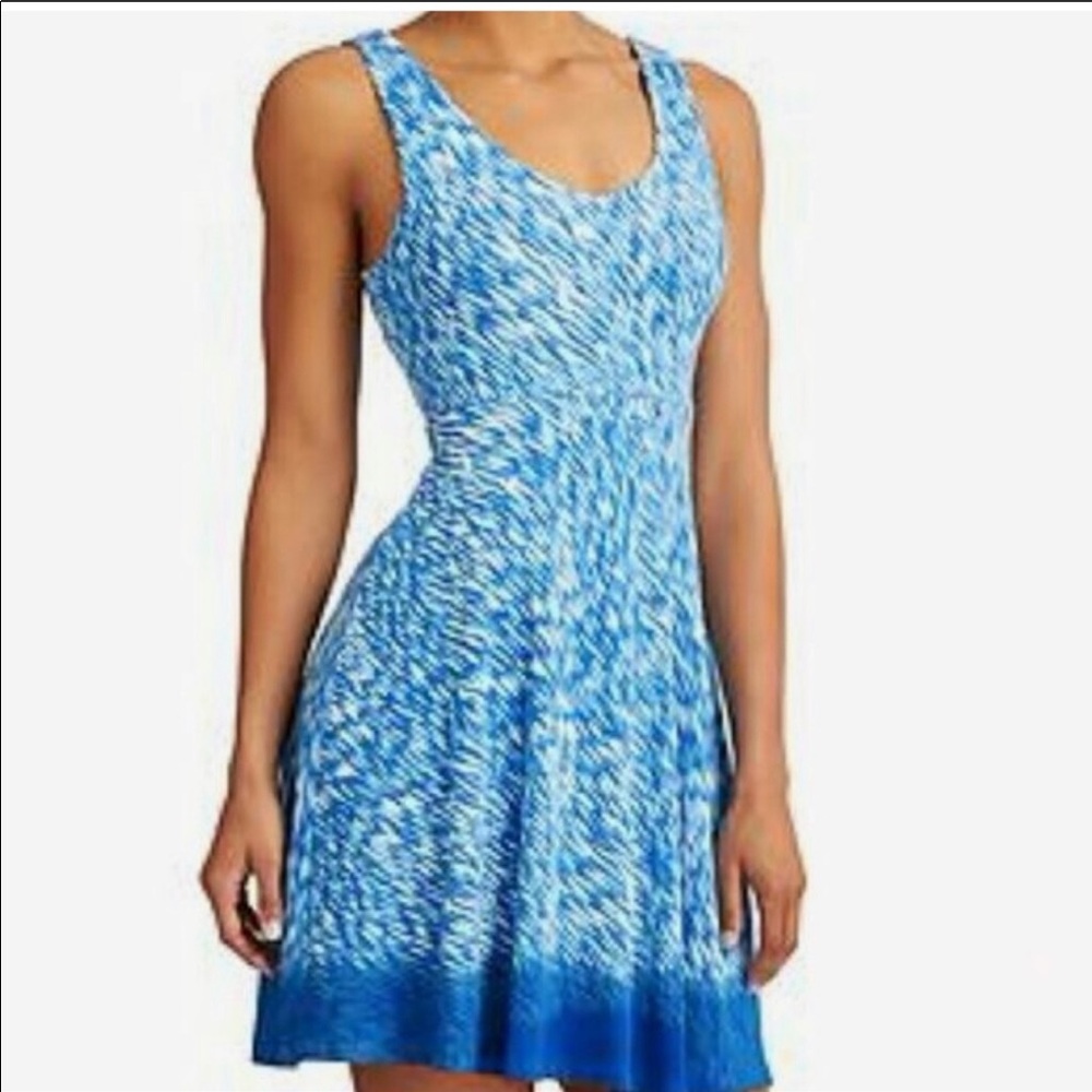 Athleta blue ocean reef sleeveless summer dress